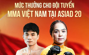 Lần đầu dự ASIAD, MMA Việt Nam treo thưởng nửa tỷ đồng cho tấm HCV