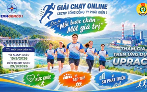EVNGENCO1 phát động Giải chạy online CBCNVLĐ năm 2026