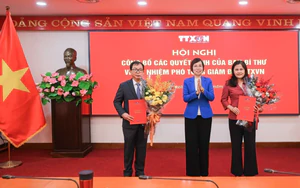 Hội nghị "Công bố các quyết định của Ban Bí thư về bổ nhiệm Phó Tổng giám đốc Thông tấn xã Việt Nam"