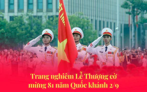 Trang nghiêm Lễ Thượng cờ mừng 81 năm Quốc khánh 2/9
