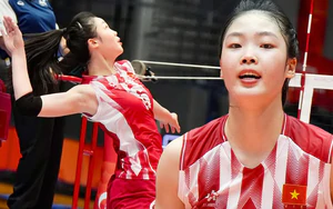 Sao mai 18 tuổi cao gần 1m9 ghi điểm nhiều nhất cho ĐT bóng chuyền Việt Nam trước ĐT Trung Quốc