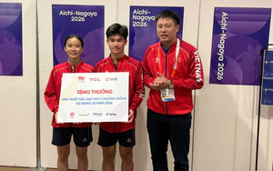 Đoàn thể thao Việt Nam có huy chương đầu tiên tại ASIAD 2026