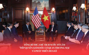 Tổng Bí thư, Chủ tịch nước Tô Lâm tiếp Quyền Giám đốc Cơ quan Thương mại và Phát triển Hoa Kỳ