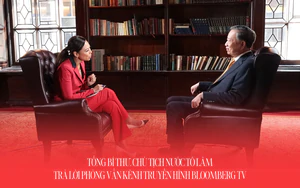 Tổng Bí thư, Chủ tịch nước Tô Lâm trả lời phỏng vấn kênh truyền hình Bloomberg TV