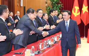 Thường trực Ban Bí thư Trần Cẩm Tú tiếp Đoàn cán bộ cấp cao Đảng Nhân dân Cách mạng Lào