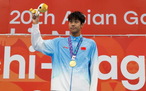 Kình ngư 19 tuổi Trung Quốc làm nên lịch sử với 7 HCV ASIAD 2026