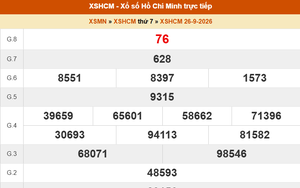 XSHCM 26/9 - XSTP thứ Bảy - Kết quả xổ số Hồ Chí Minh hôm nay ngày 26/9/2026