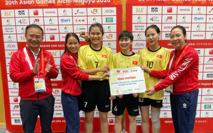 ĐT cầu mây nữ Việt Nam nhận thưởng tiền mặt ngay trên sân sau kỳ tích HCV ASIAD 2026