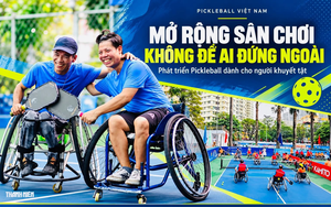 Para Pickleball Việt Nam: Mở rộng cơ hội để người khuyết tật chơi pickleball