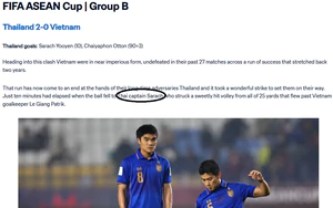 FIFA mắc sai sót khó tin sau trận tuyển Thái Lan thắng tuyển Việt Nam