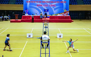 292 vận động viên tranh tài tại Giải Cầu lông Đại hội TDTT Đà Nẵng