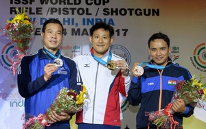 Hoàng Xuân Vinh giành HCB Cup bắn súng thế giới 2017