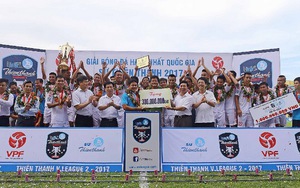 Khép lại chặng đường cảm xúc của giải hạng nhất quốc gia Sứ Thiên Thanh 2017