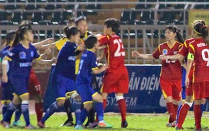 Vụ cầu thủ nữ đánh nhau ở sân Thống Nhất: Ban Kỷ luật VFF chờ báo cáo từ BTC giải