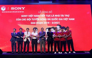 Sony sát cánh cùng các đội tuyển bóng đá quốc gia Việt Nam