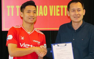 Trung vệ Bùi Tiến Dũng gia hạn hợp đồng với Viettel
