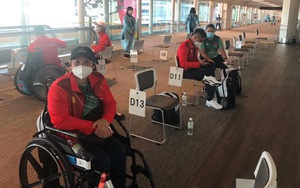 Đoàn Thể thao người khuyết tật Việt Nam đã tới Tokyo