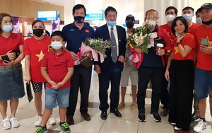 Đội tuyển Việt Nam được chào đón ở UAE