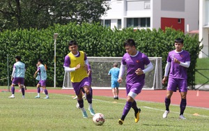 Đội tuyển Việt Nam đấu tập để chọn đội hình gặp Malaysia