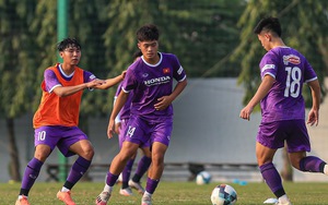 U23 Việt Nam hối hả tập luyện để đá giải Đông Nam Á