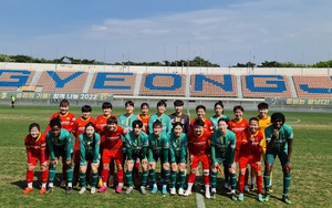 Tuyển nữ Việt Nam hòa trong trận đấu tập cuối tại Hàn Quốc