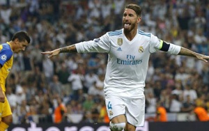 Ramos ghi bàn kiểu ‘xe đạp chổng ngược’, fan đòi cho đá cặp với Ronaldo