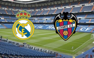 Video clip highlights trận Real Madrid 1-1 Levante