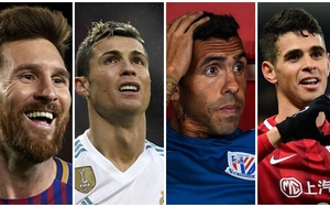 Ronaldo bật khỏi top 5 những cầu thủ được trả lương cao nhất thế giới