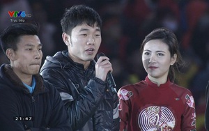 Xuân Trường với bài phát biểu xúc động tại Gala vinh danh U23 Việt Nam