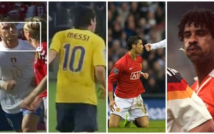 Ronaldo, Messi, Totti và những hành động 'phun mưa' tai tiếng nhất thế giới