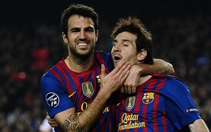 Cesc Fabregas: 'Tôi phải đổi bạn tập vì Messi khiến tôi xấu hổ'
