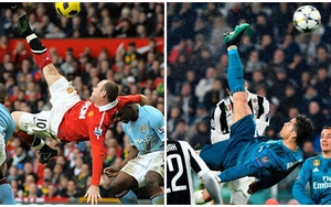 Wayne Rooney: ‘Siêu phẩm móc bóng của tôi đẹp hơn của Ronaldo’