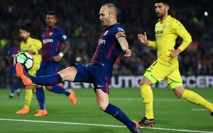 Iniesta kiến tạo một chạm đẳng cấp chưa từng thấy cho Messi phá lưới Villarreal