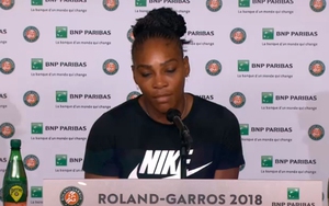 Serena William bất ngờ rút lui khỏi Roland Garros trước trận đấu với Sharapova