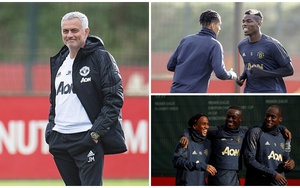 CHÙM ẢNH: Cầu thủ M.U cười rạng rỡ trước trận gặp Juventus