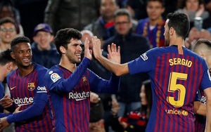 VIDEO Barca 2-0 Villarreal: Messi kiến tạo, Barca đòi lại ngôi đầu bảng