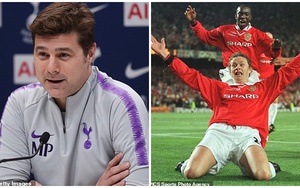 Pochettino từng ăn mừng khi Solskjaer ghi bàn giúp M.U vô địch Champions League