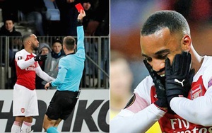 HLV Emery nói gì về thẻ đỏ trực tiếp của Lacazette?