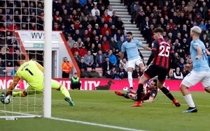 VIDEO Bournemouth 0-1 Man City: Mahrez hóa người hùng, The Citizens tạm vươn lên đầu bảng