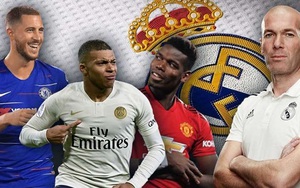 Real sẽ đá với đội hình nào nếu mua được cả Hazard, Mbappe và Pogba?