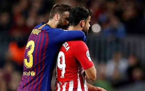 Pique đã nói gì khi Diego Costa bị đuổi khỏi sân sau hành vi thóa mạ trọng tài?