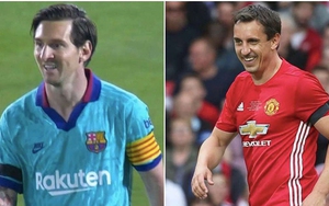 Messi gây sốc khi có diện mạo mới giống hệt... Gary Neville.