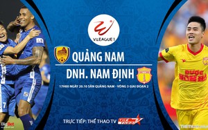 Soi kèo nhà cái. Quảng Nam vs Nam Định. Trực tiếp bóng đá Việt Nam 2020