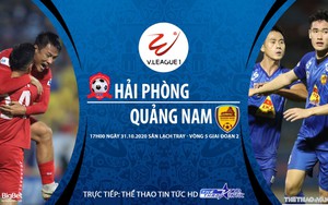 Soi kèo nhà cái. Hải Phòng vs Quảng Nam. Trực tiếp bóng đá Việt Nam 2020