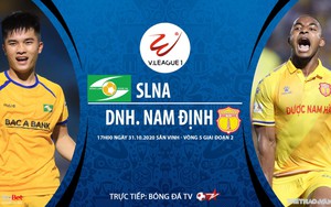 Soi kèo nhà cái. SLNA vs Nam Định. Trực tiếp bóng đá Việt Nam 2020