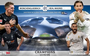 Soi kèo nhà cái M.Gladbach vs Real Madrid. Vòng bảng Cúp C1. Trực tiếp K+ PC