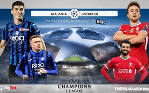 Soi kèo nhà cái Atalanta vs Liverpool. Vòng bảng Champions League. Trực tiếp K+ PC