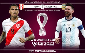 Soi kèo nhà cái Peru vs Argentina. Vòng loại World Cup 2022 khu vực Nam Mỹ