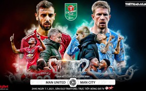 Soi kèo nhà cái MU vs Man City. Bán kết Cúp Liên đoàn Anh