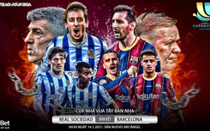 Soi kèo nhà cái Real Sociedad vs Barcelona. Bán kết Siêu Cúp Tây Ban Nha